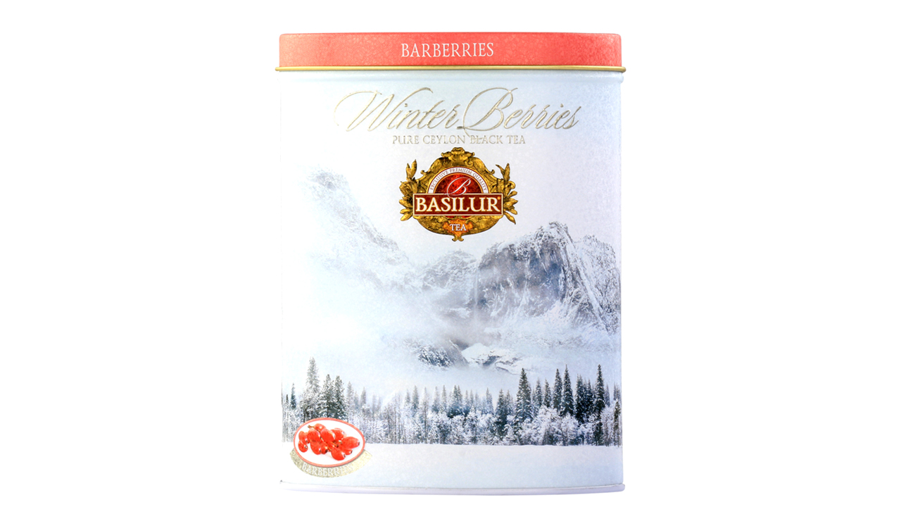 Basilur Winter Berries "Barberries" (100g) Tin