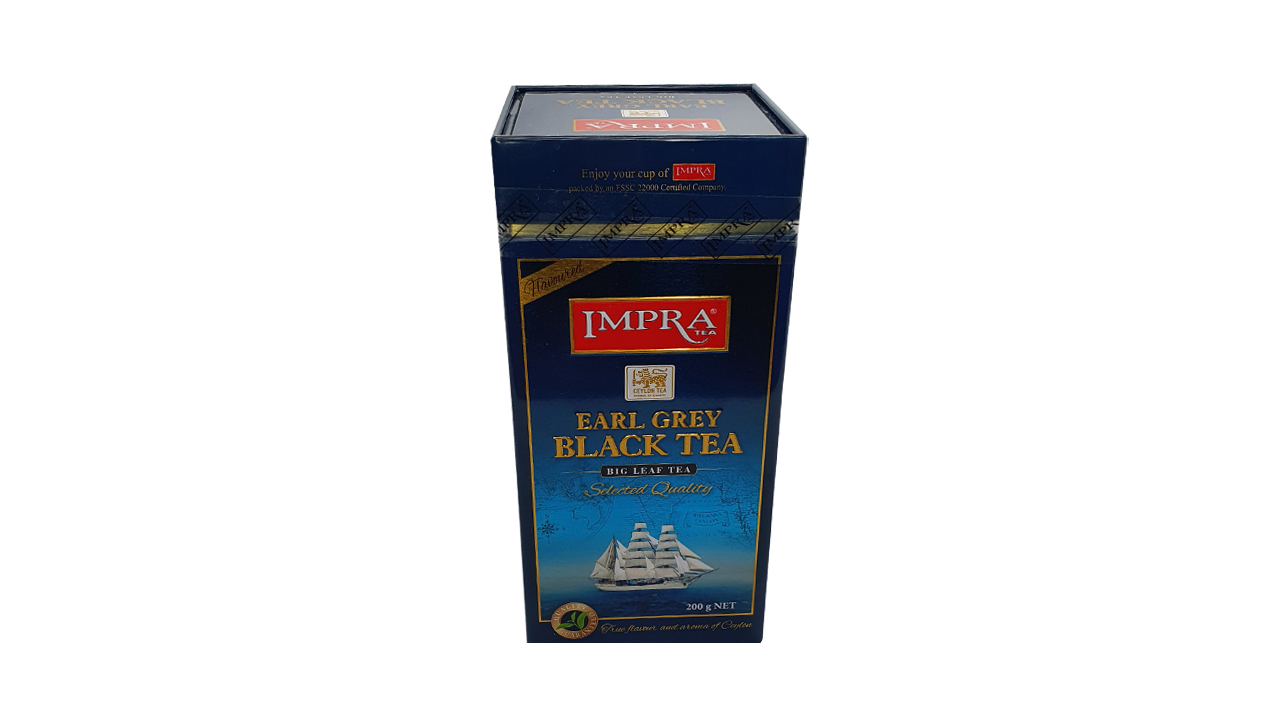 Impra Earl Grey Big Leaf (200g) Metal Caddy