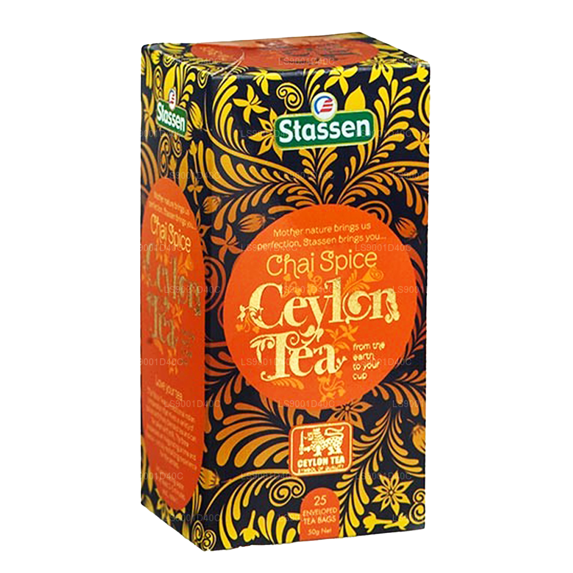Stassen Chai Spice Tea (37.5g) 25 Tea Bags Pack Of 4