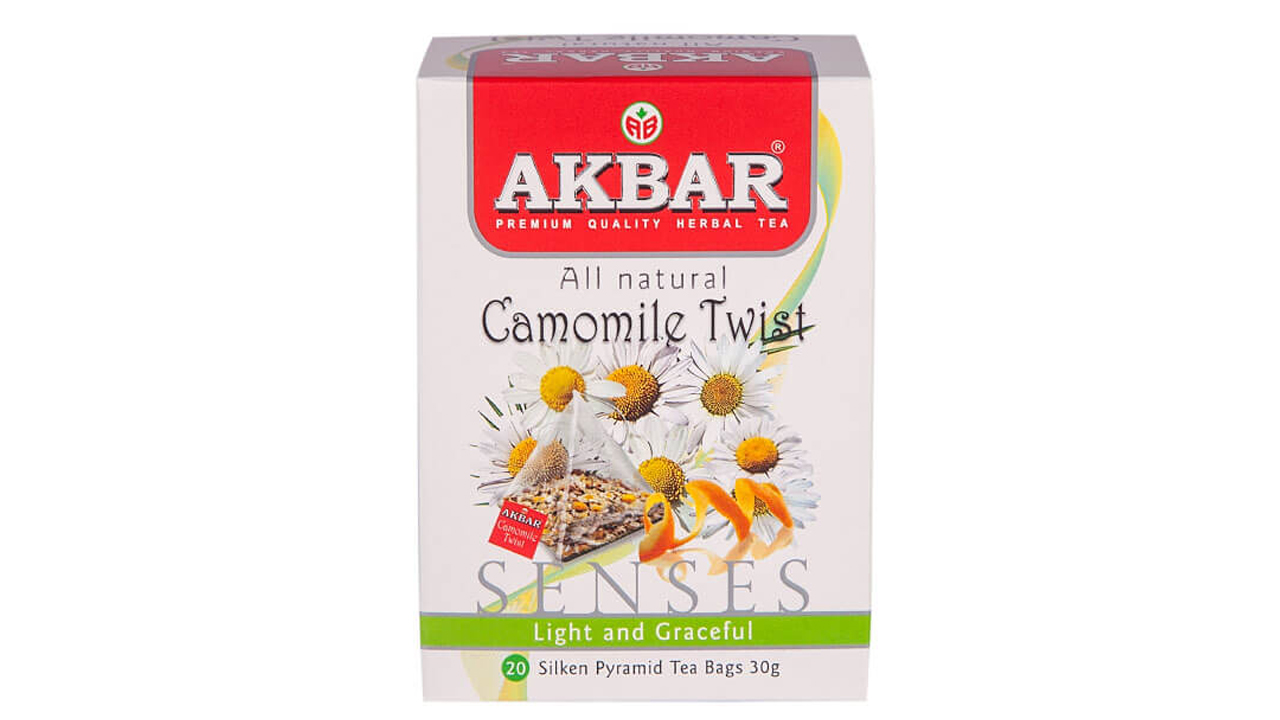 Akbar Chamomile Twist tea (30g) 20 Tea Bags