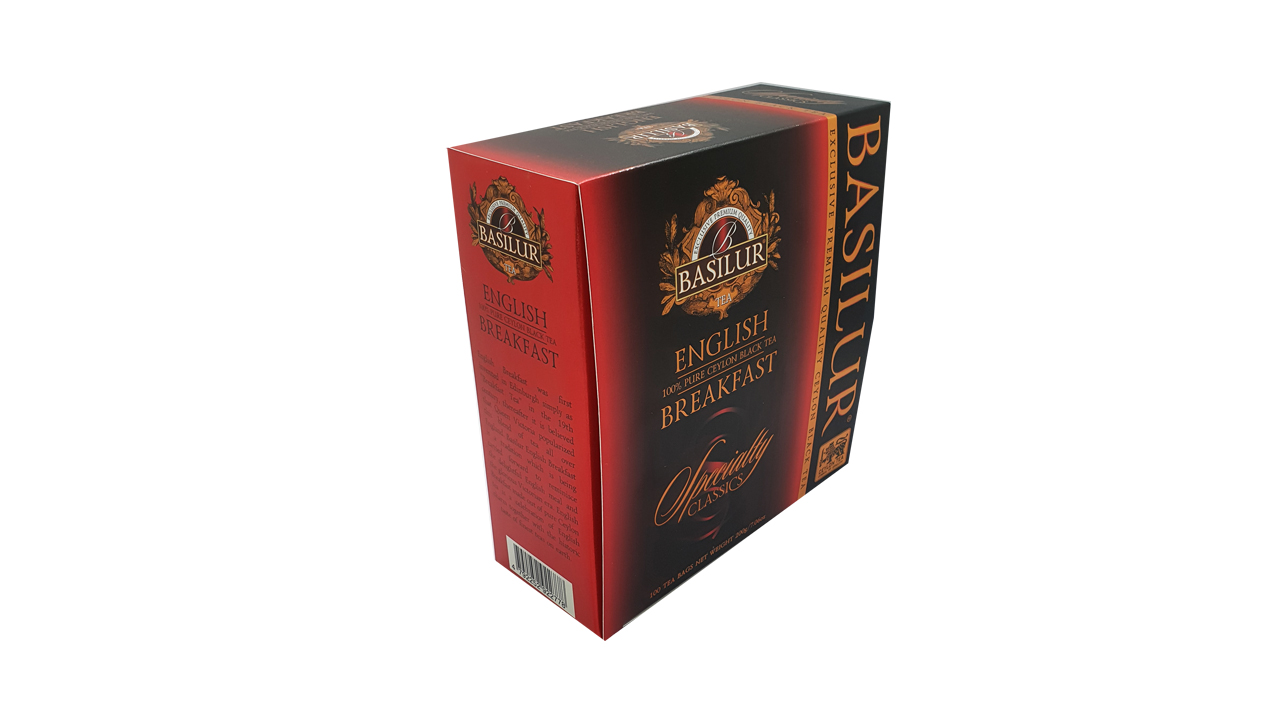 Basilur English Breakfast Pure Ceylon Black Tea Bags