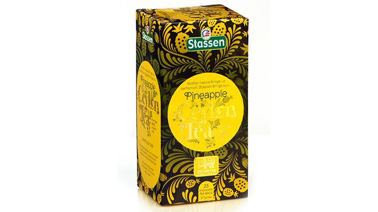 Stassen Pineapple Tea (37.5g) 25 Tea Bags Pack Of 4