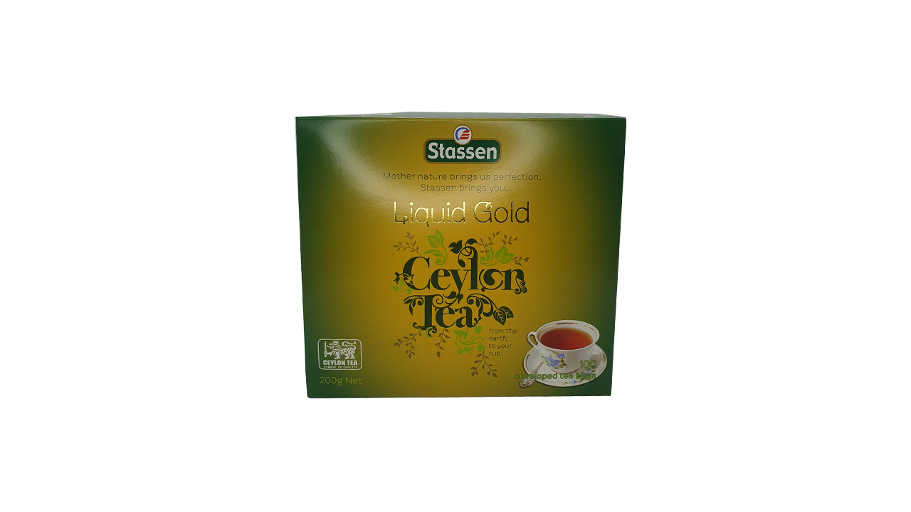 Stassen Liquid Gold Tea (200g) 100 Tea Bags Pack Of 2