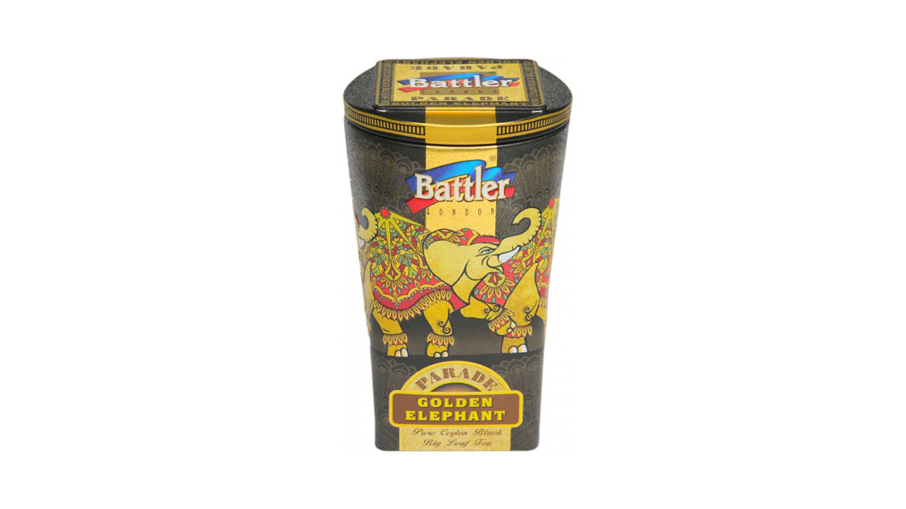 Battler Golden Elephant (100g) Tin Caddy