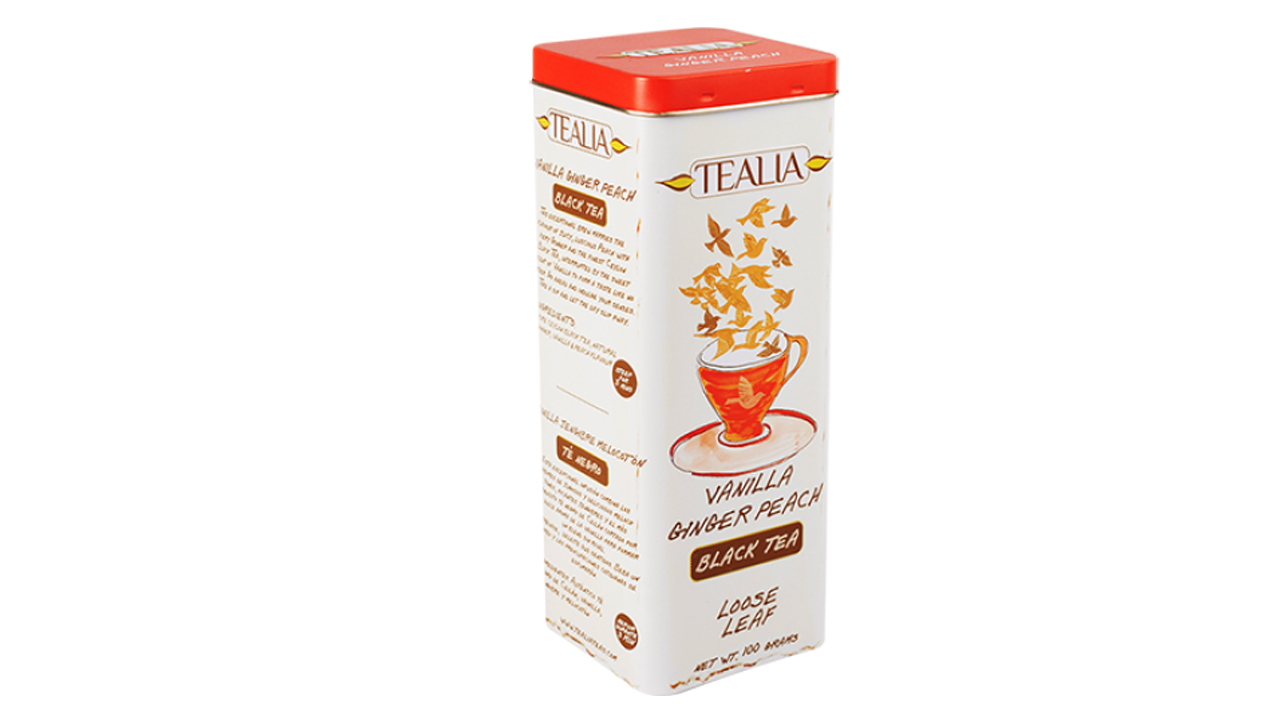 Tealia Vanilla Ginger Peach Tea (100g)
