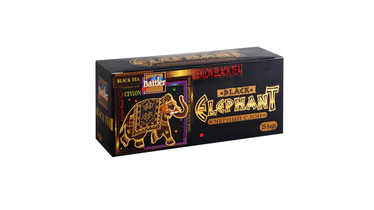 Battler Black Elephant Tea Bags
