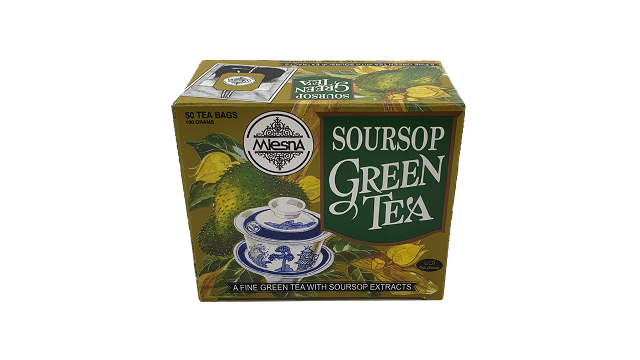 Mlesna Soursop Green Tea (100g) 50 Tea Bags