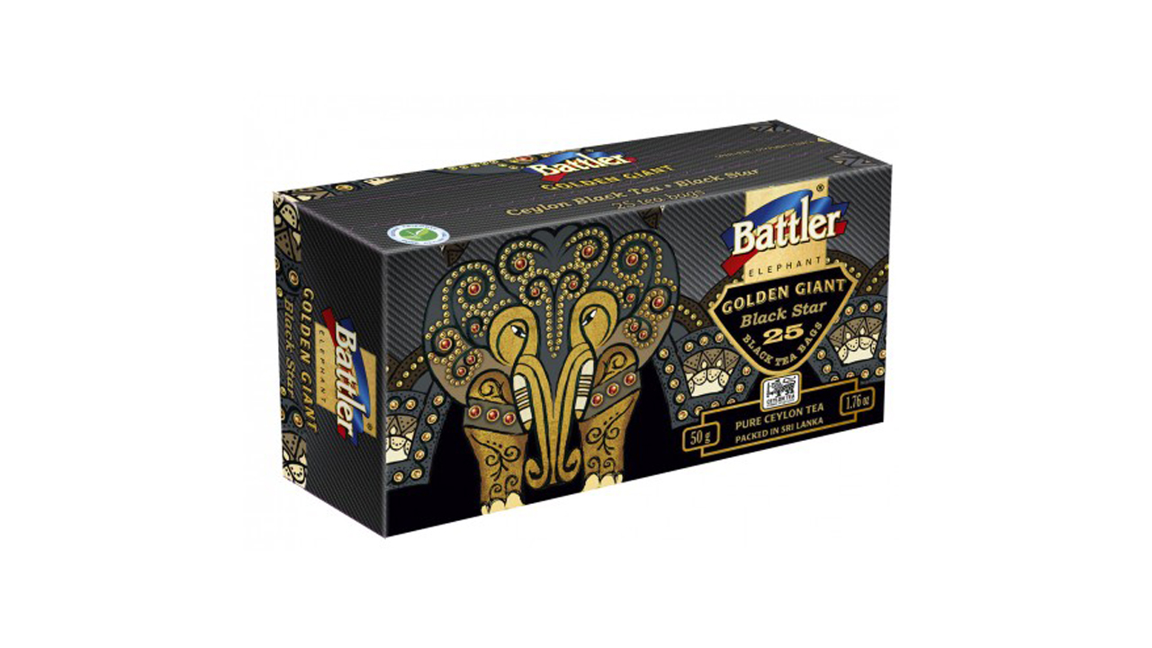 Battler Golden Giant Black Star (50g) 25 Tea Bags