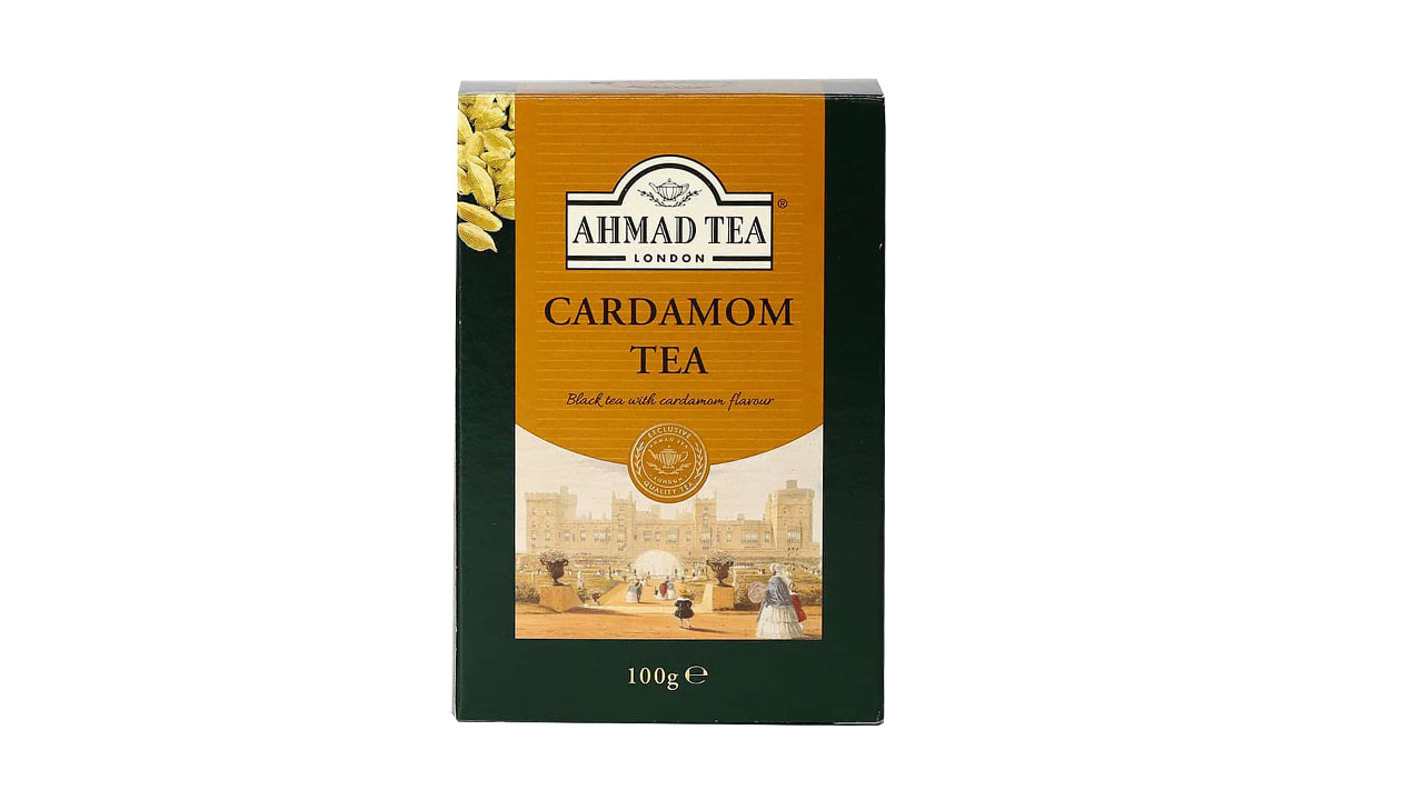 Ahmad Cardamom Loose Tea Carton