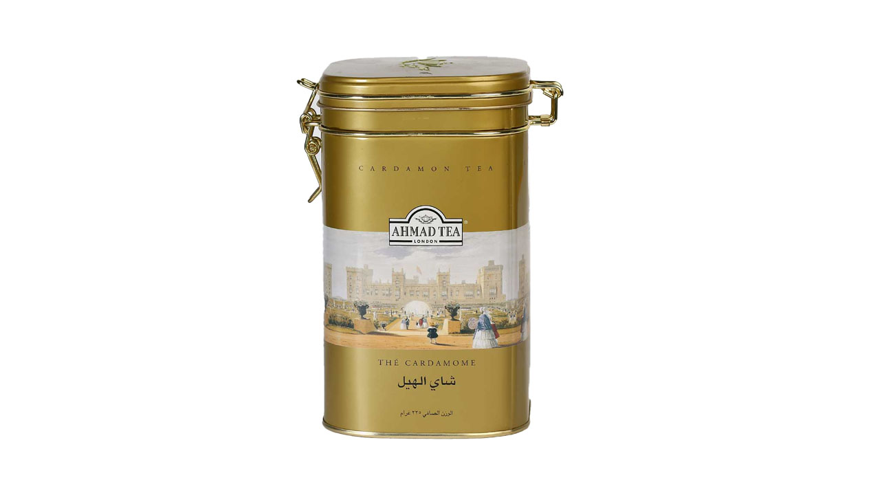 Ahmad Cardamom Tea Hinge Caddy (225g)