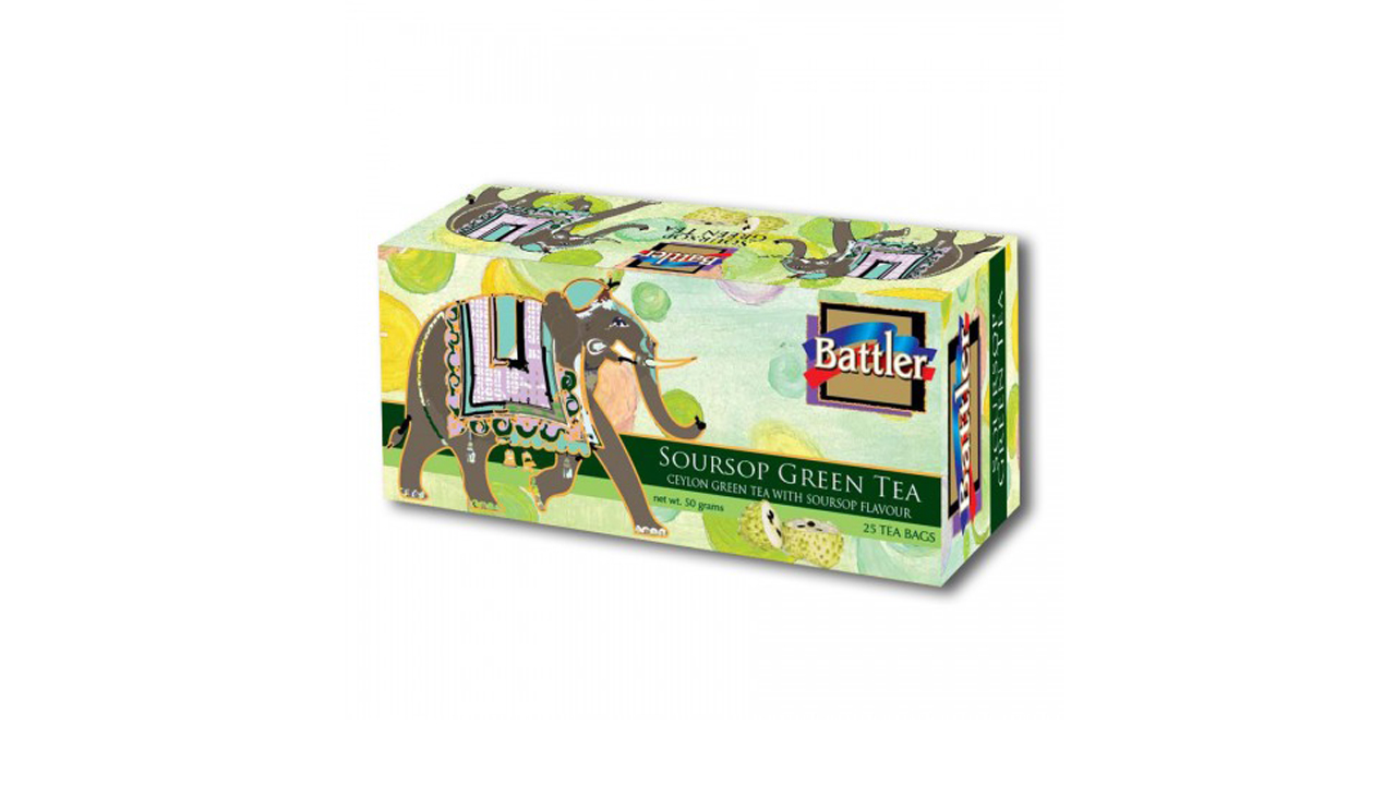 Battler Green Tea With Soursop (50g) 25 Tea Bags