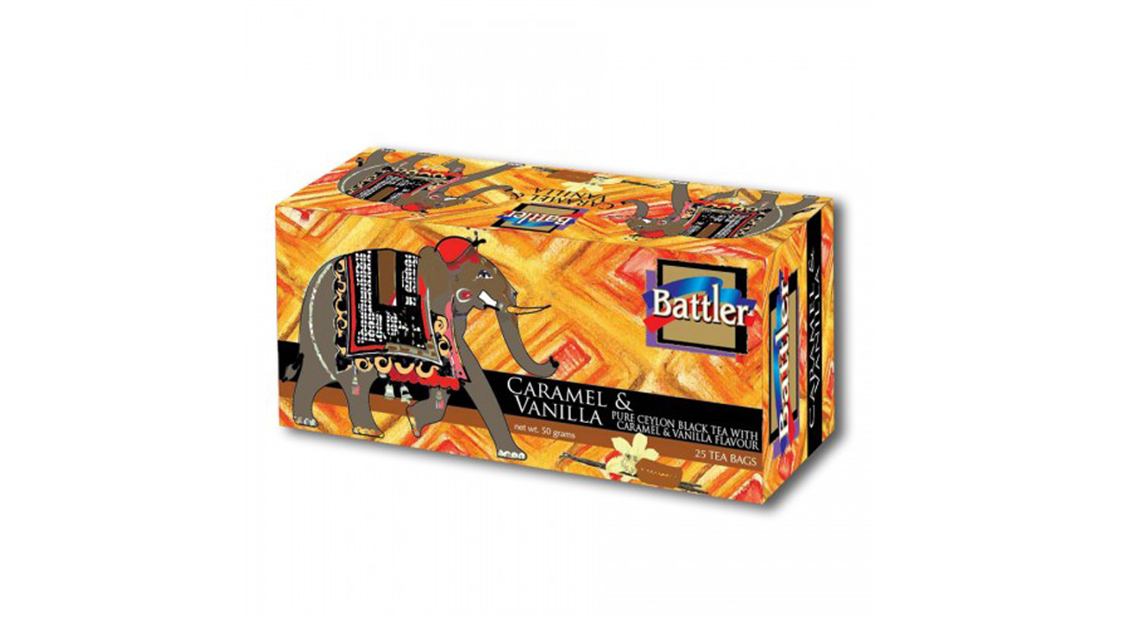 Battler Black Tea With Caramel & Vanilla (50g) 25 Tea Bags