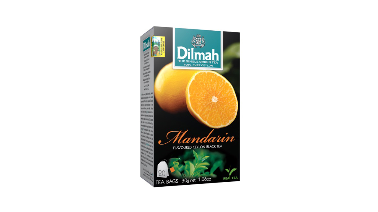 Dilmah Mandarin Flavored Tea (30g) 20 Tea Bags