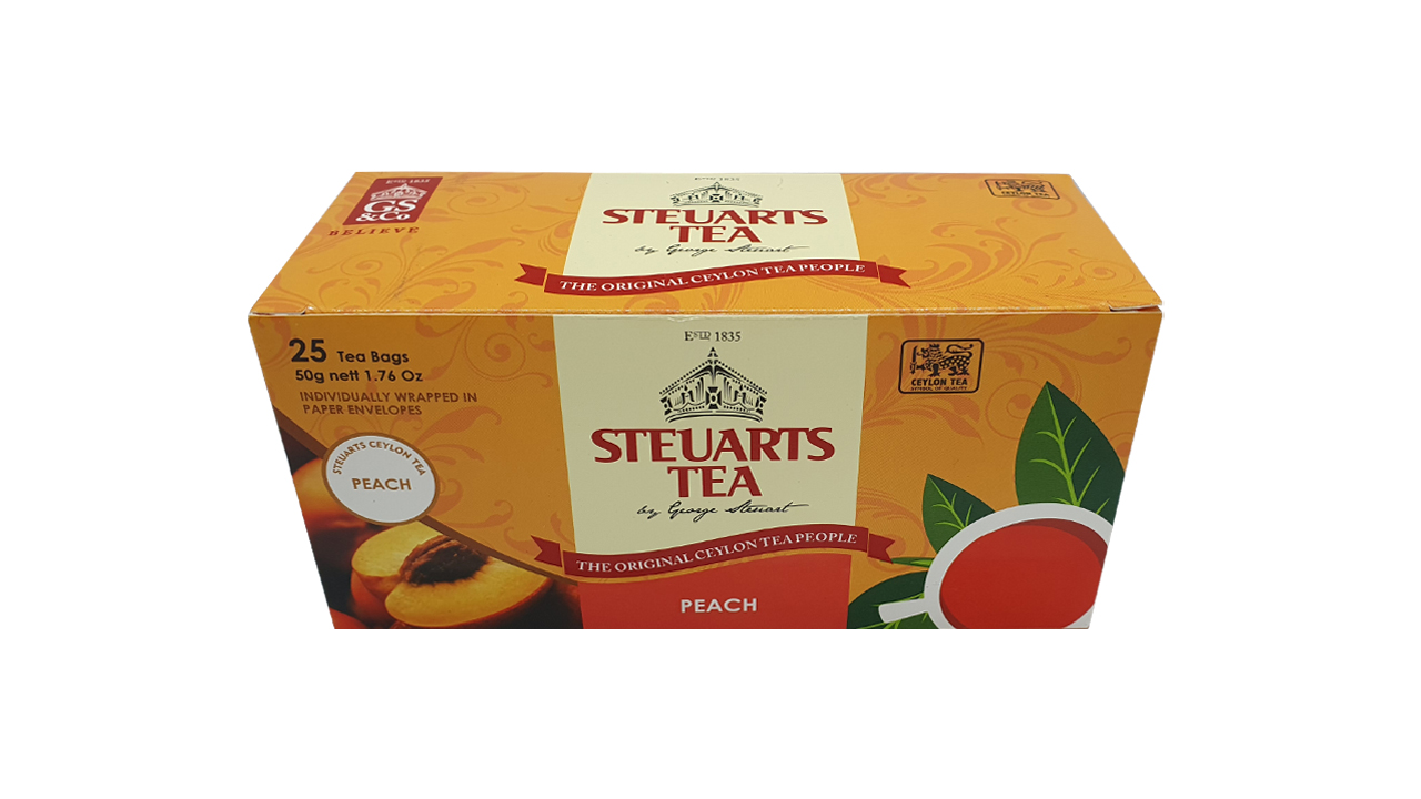 Steuarts Peach Tea (50g) 25 Tea Bags