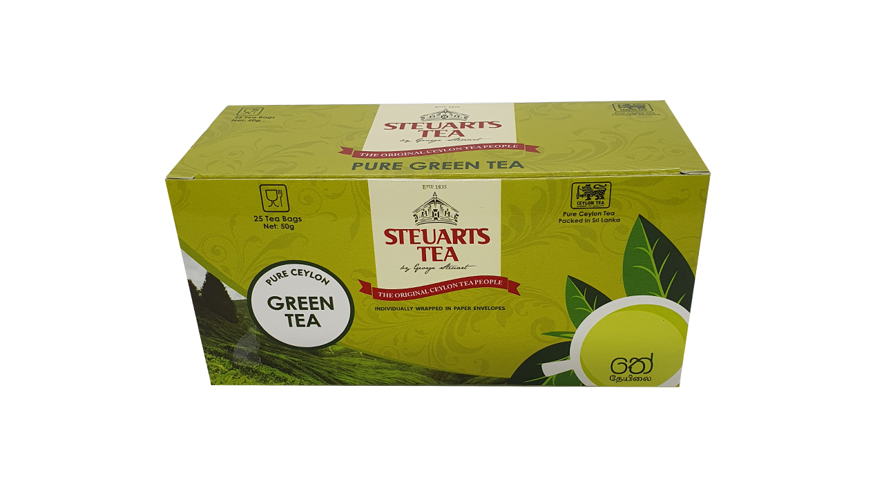 George Steuarts Pure Green Tea (50g) 25 Tea Bags