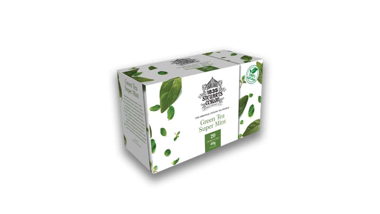 George Steuart Green Tea Super Mint (40g) 20 Tea Bags
