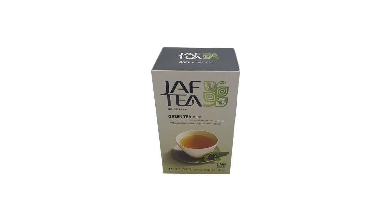 Jaf Tea Mint Green Tea (40g) 20 Envelope Tea Bags