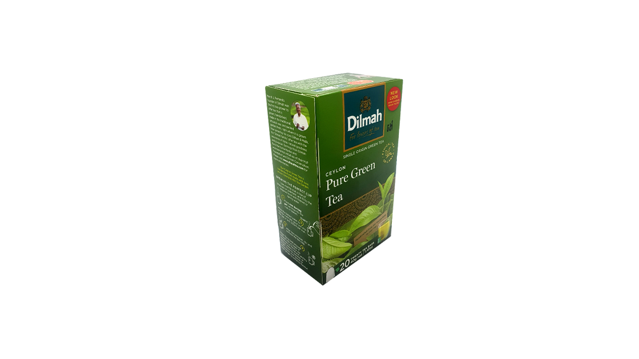 Dilmah Ceylon Pure Green Tea (40g) 20 Tea Bags