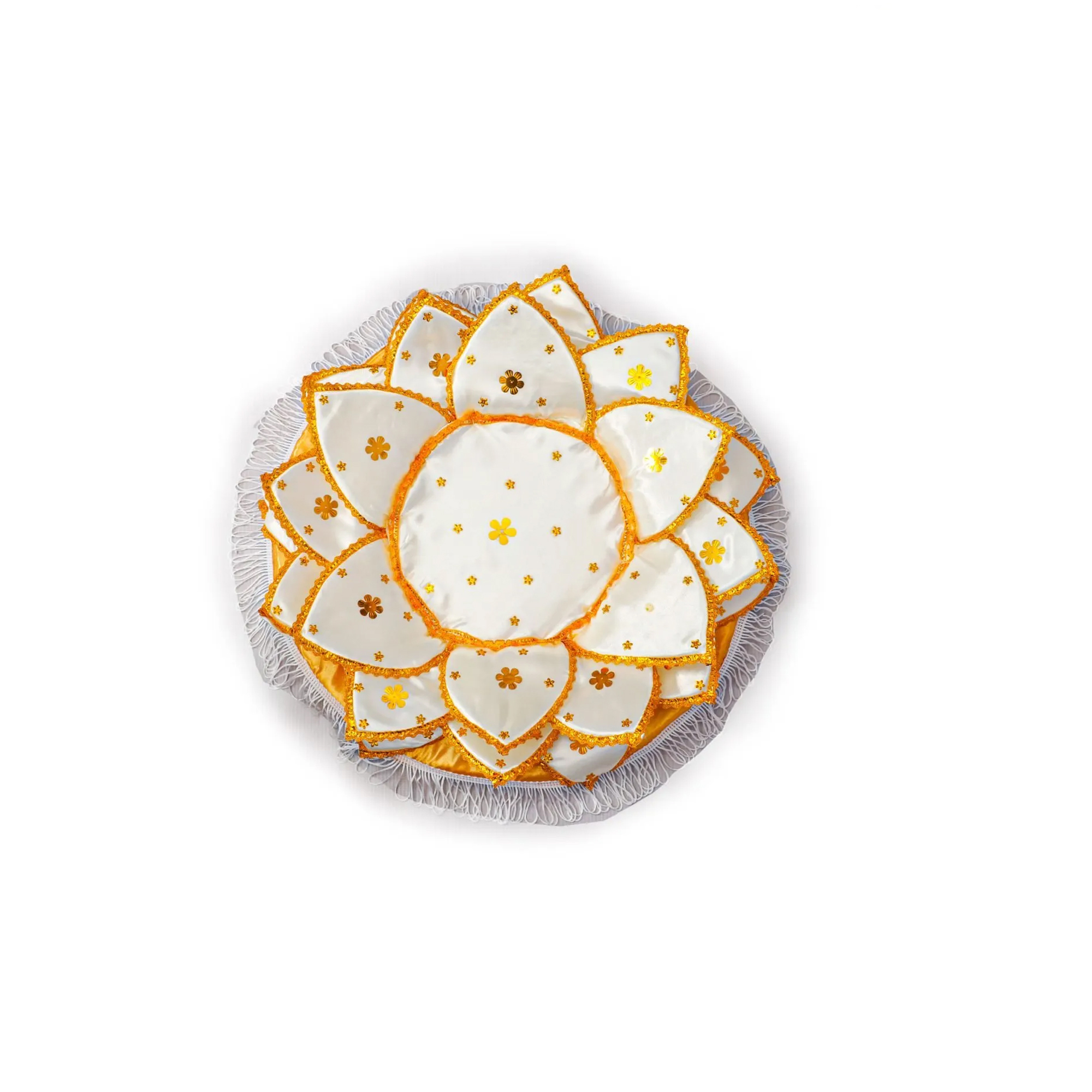 CIB Large Pooja Nelum Mal White
