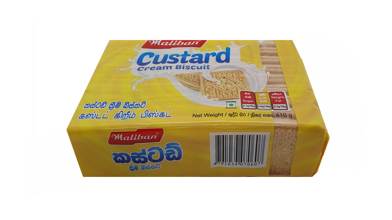 Maliban Custard Cream Biscuit (410g)