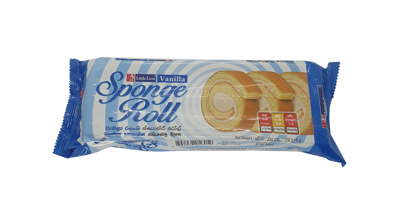 Little Lion Sponge Roll Vanilla (200g)