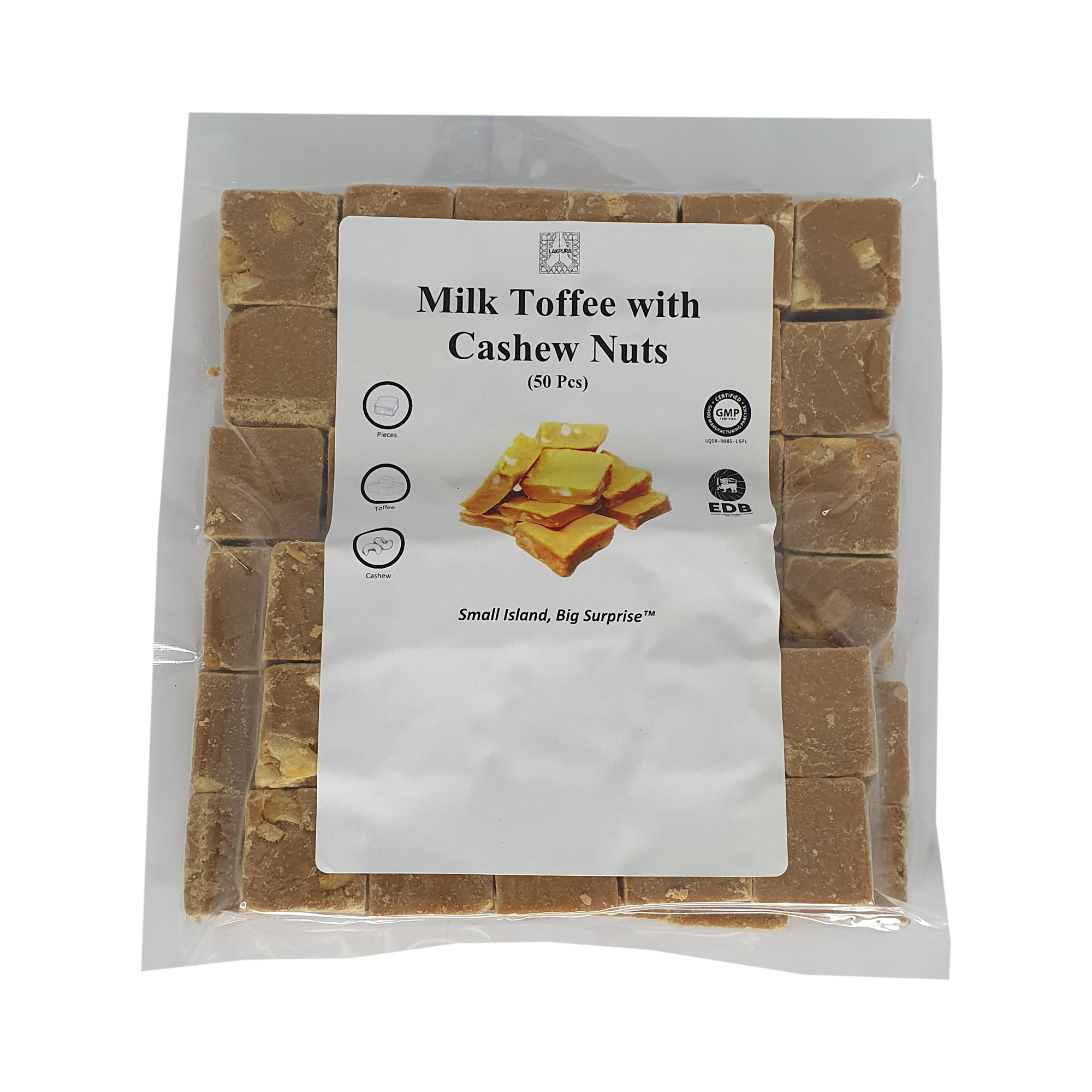 Lakpura® Milk Toffee with Cashew Nuts