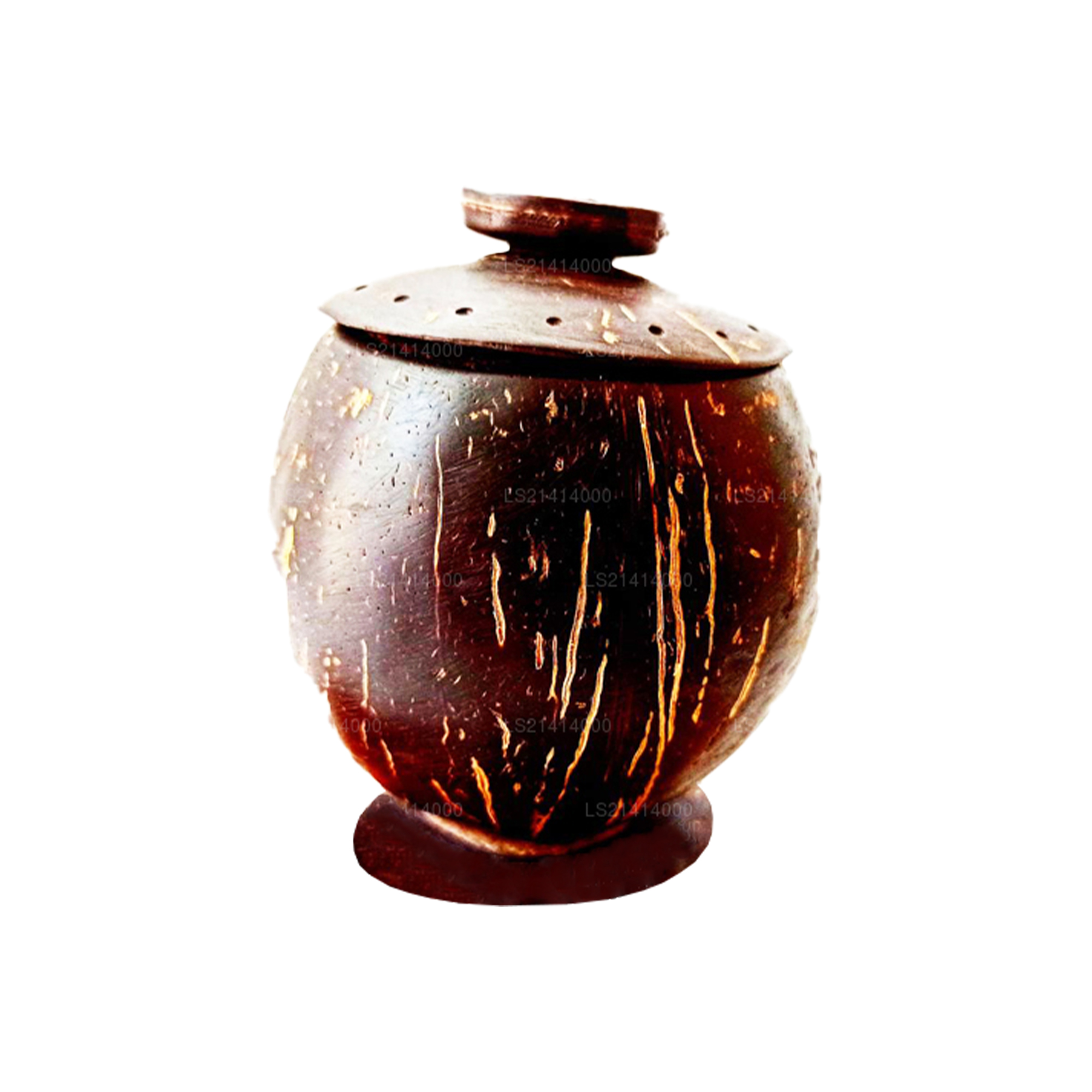 Lakpura® Coconut Shell Spice Bottle and Spoon