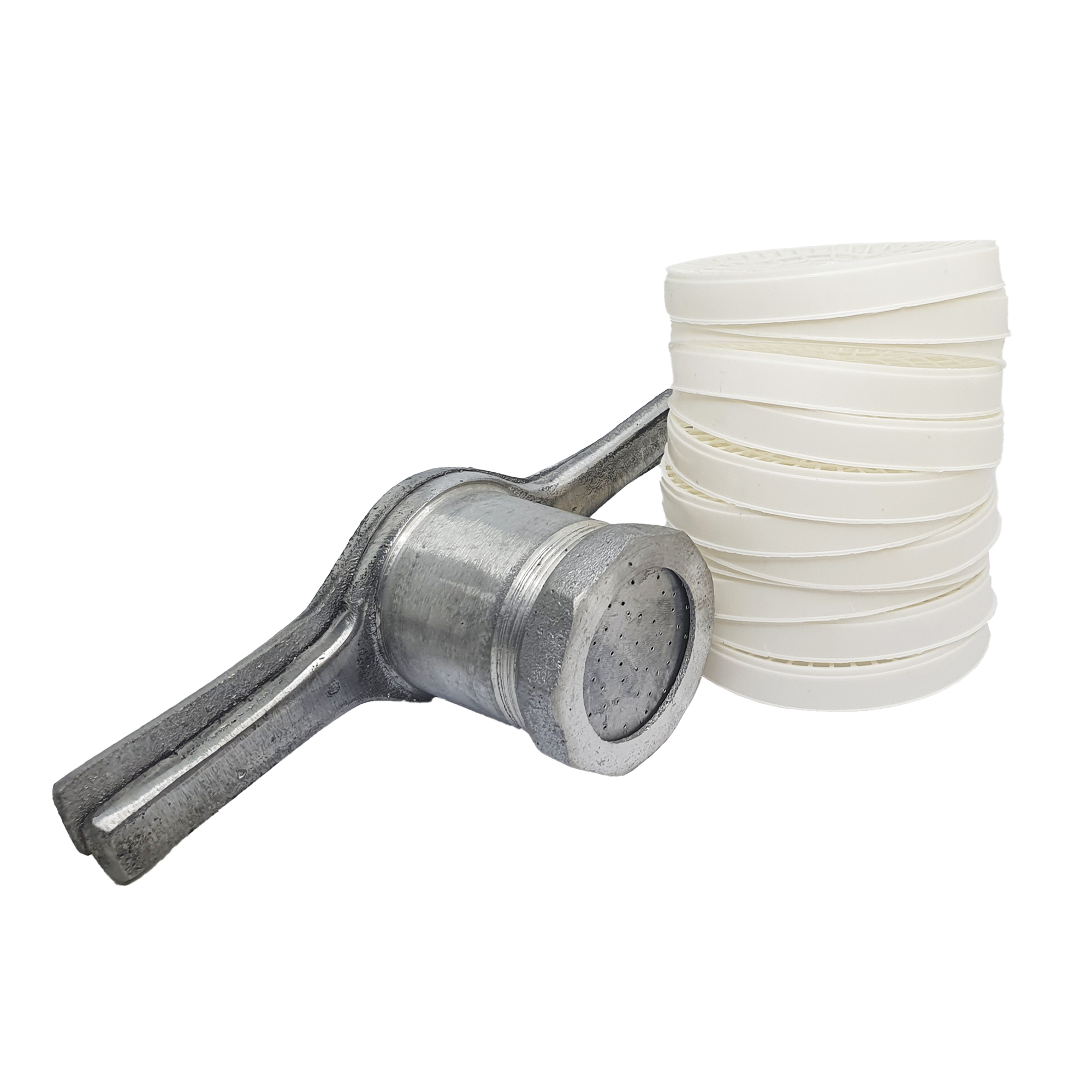 Lakpura® Aluminium String Hopper Maker and 12 Plastic Trays
