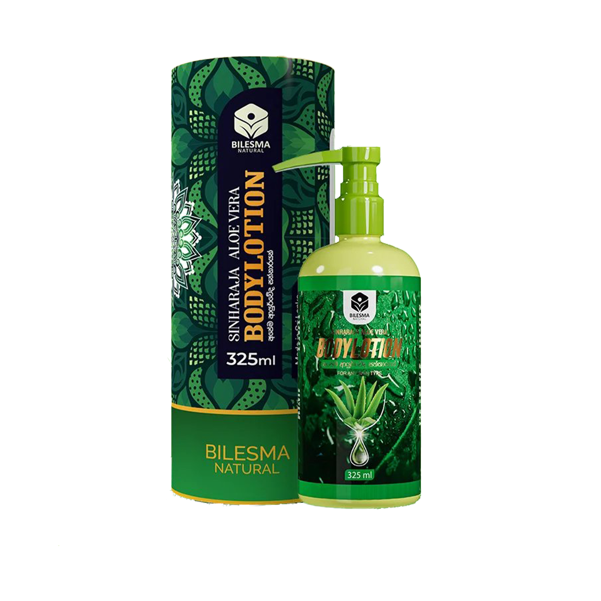 Bilesma Natural Sinharaja Aloe Vera Body Lotion (325ml)