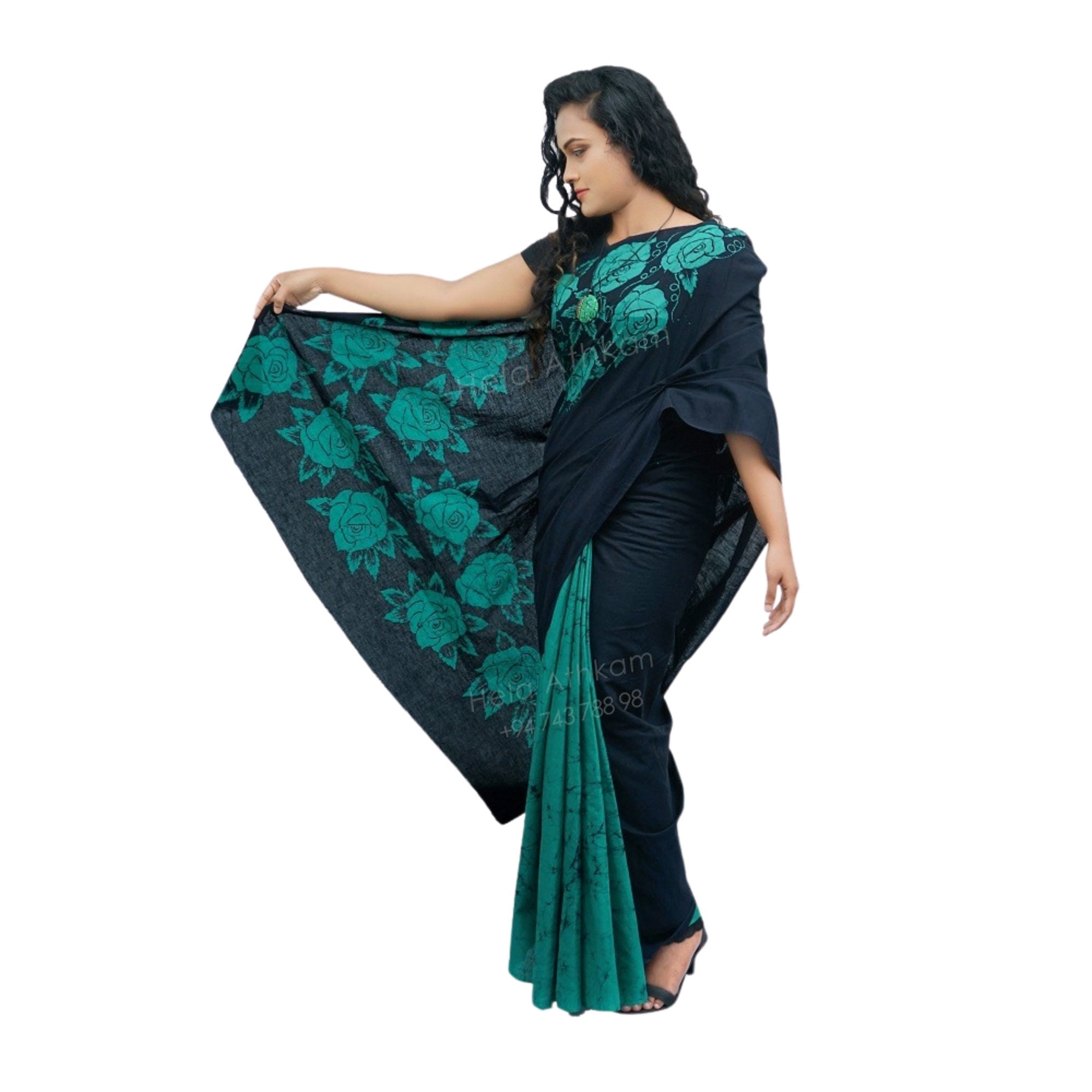Lakpura Batik Saree (Design S006)