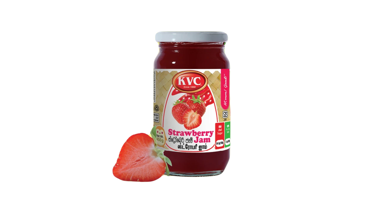 KVC Jam Real Strawberry (450g)