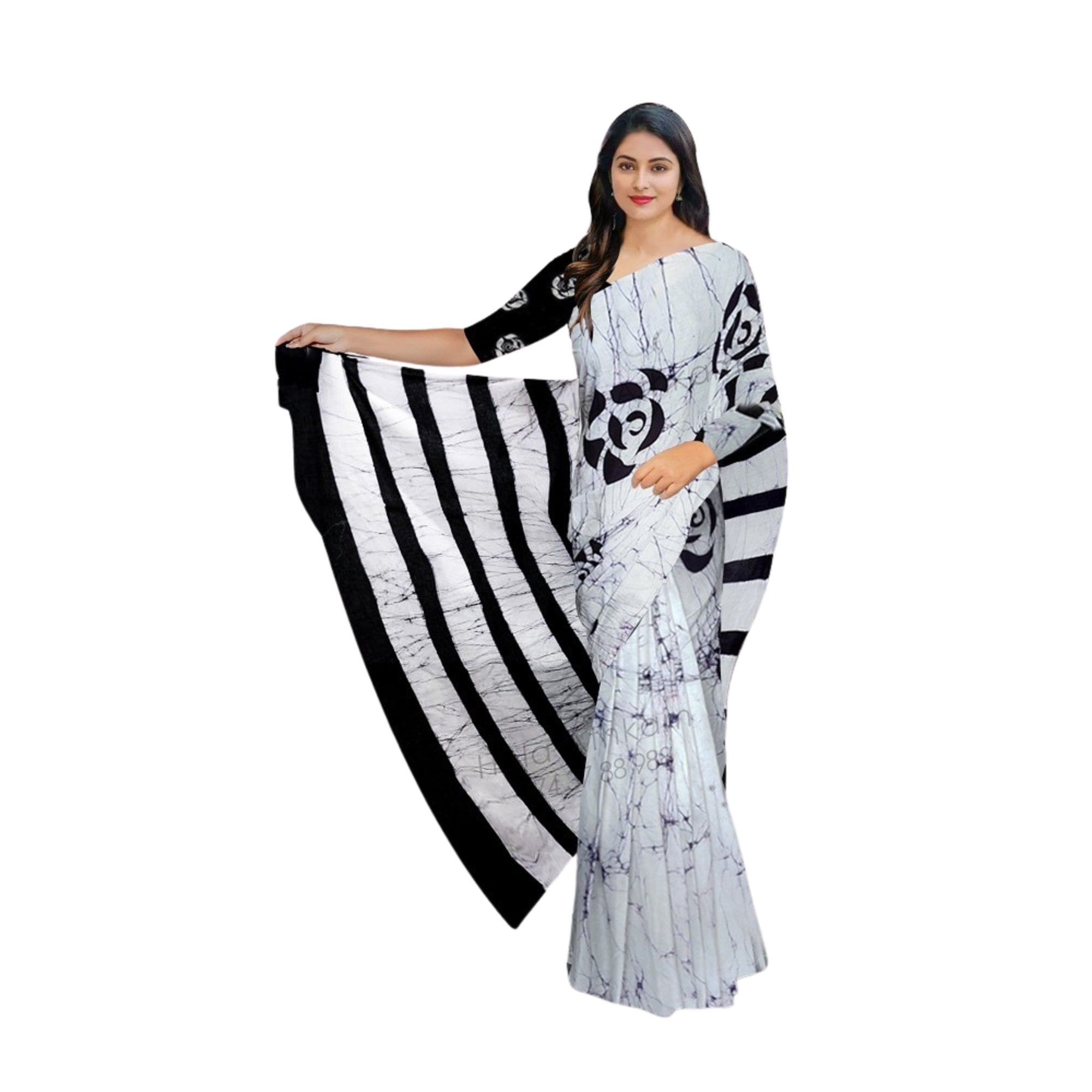 Lakpura Batik Saree (Design S016)