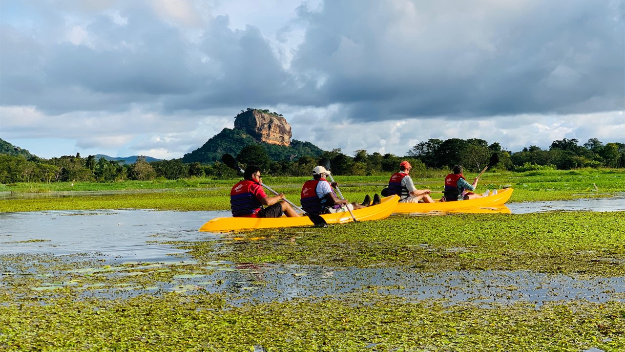 Lake Kayaking from Sigiriya