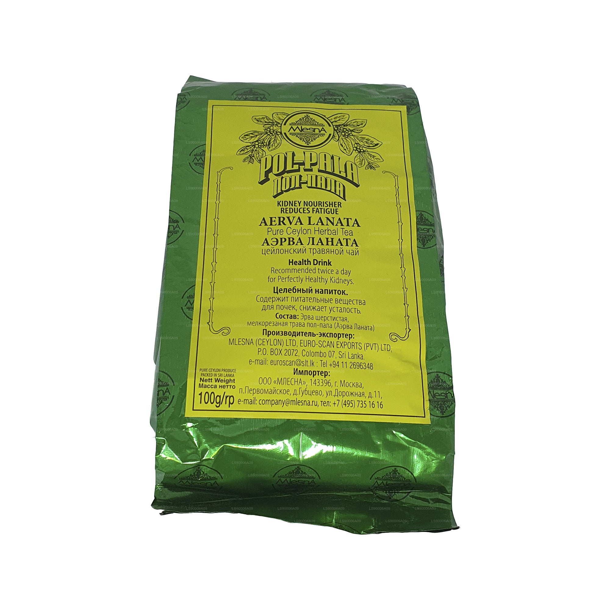 Mlesna (Aerva Lanata) Polpala Tea (100g)