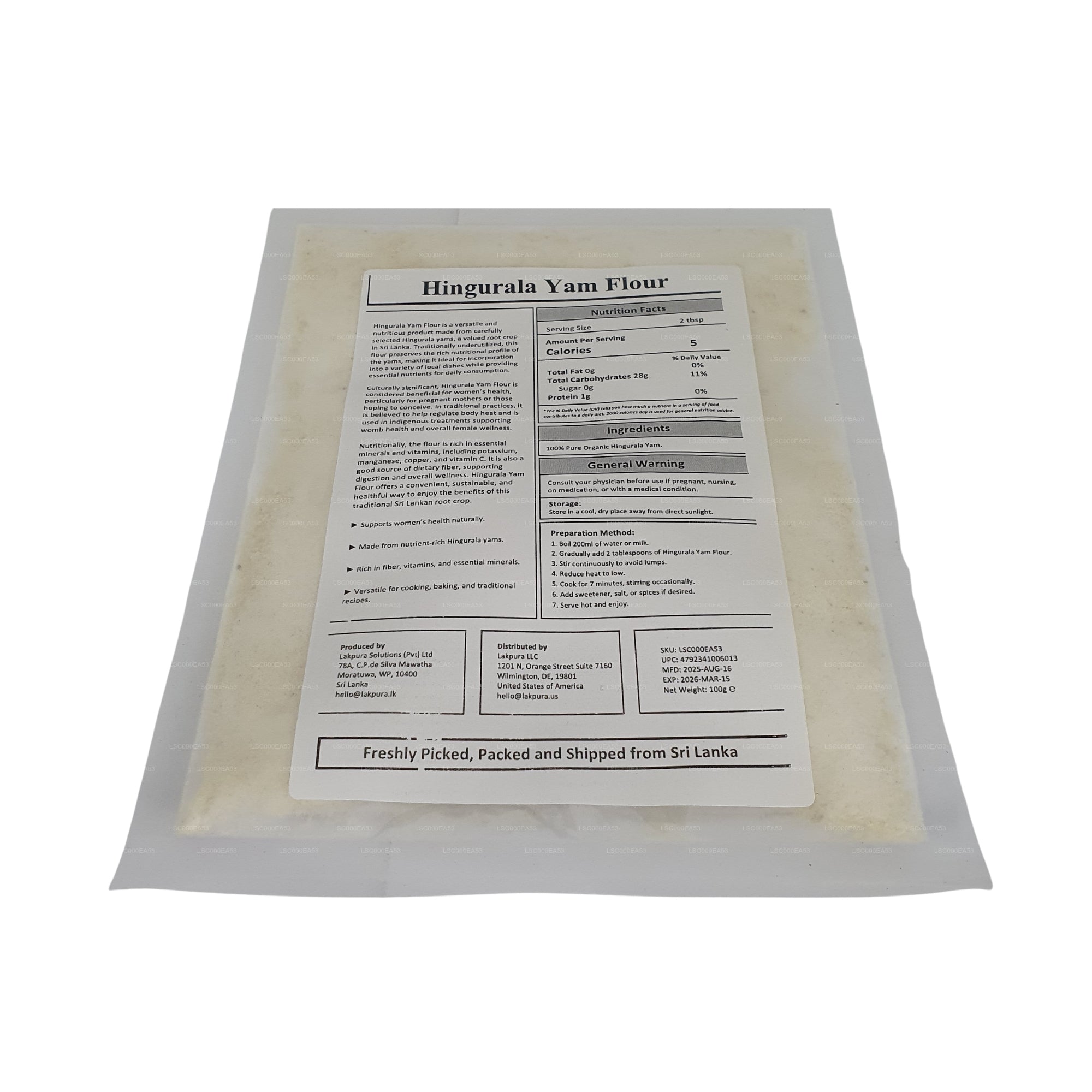 Lakpura® Hingurala Flour