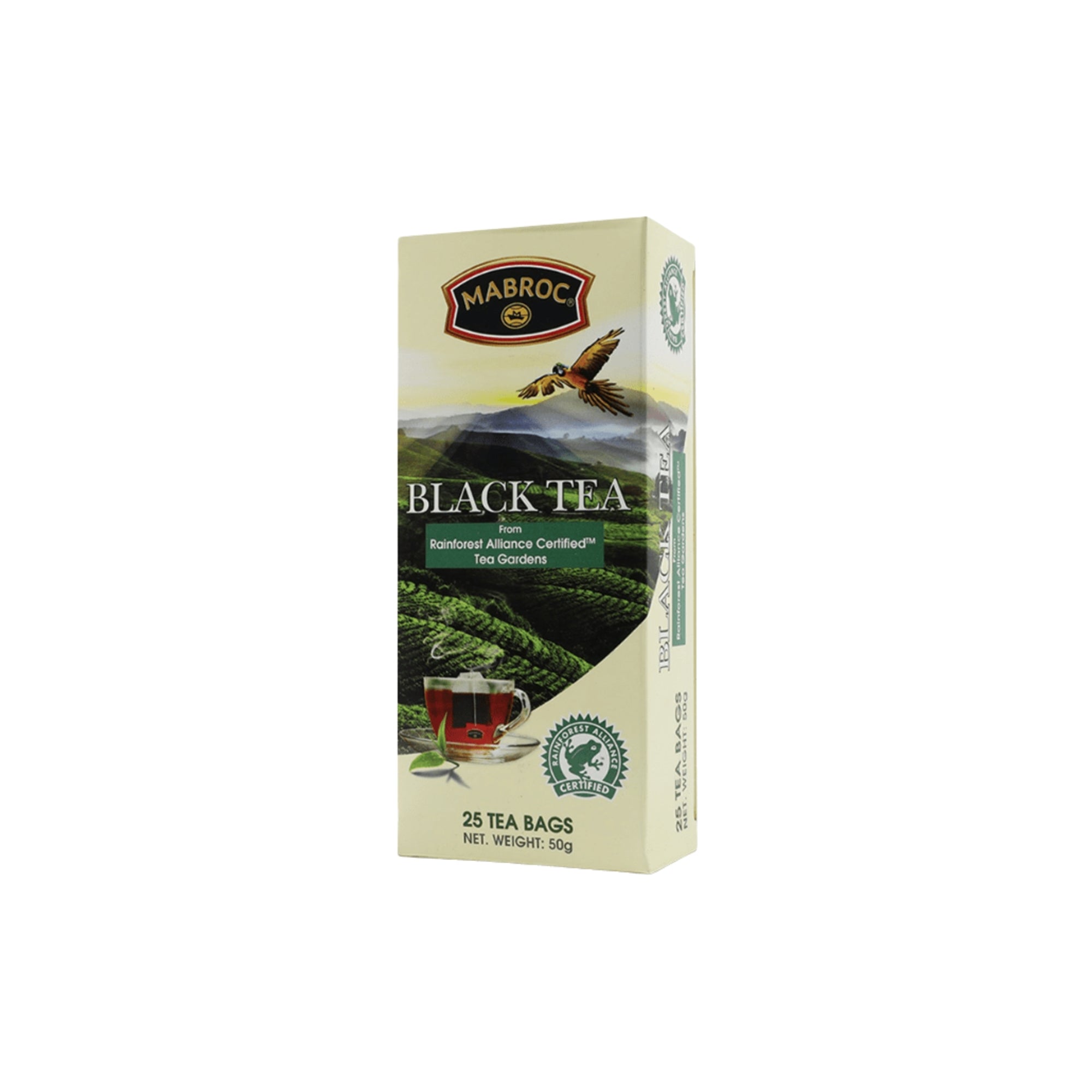 Mabroc Rainforest Alliance Certified Black Tea (50g) 25 Tea Bags