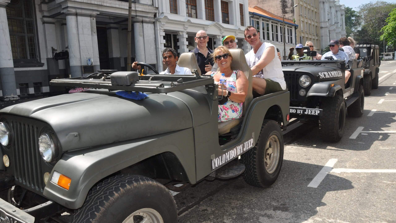 Colombo City Tour by War Jeep from Colombo (LKCMB) Seaport