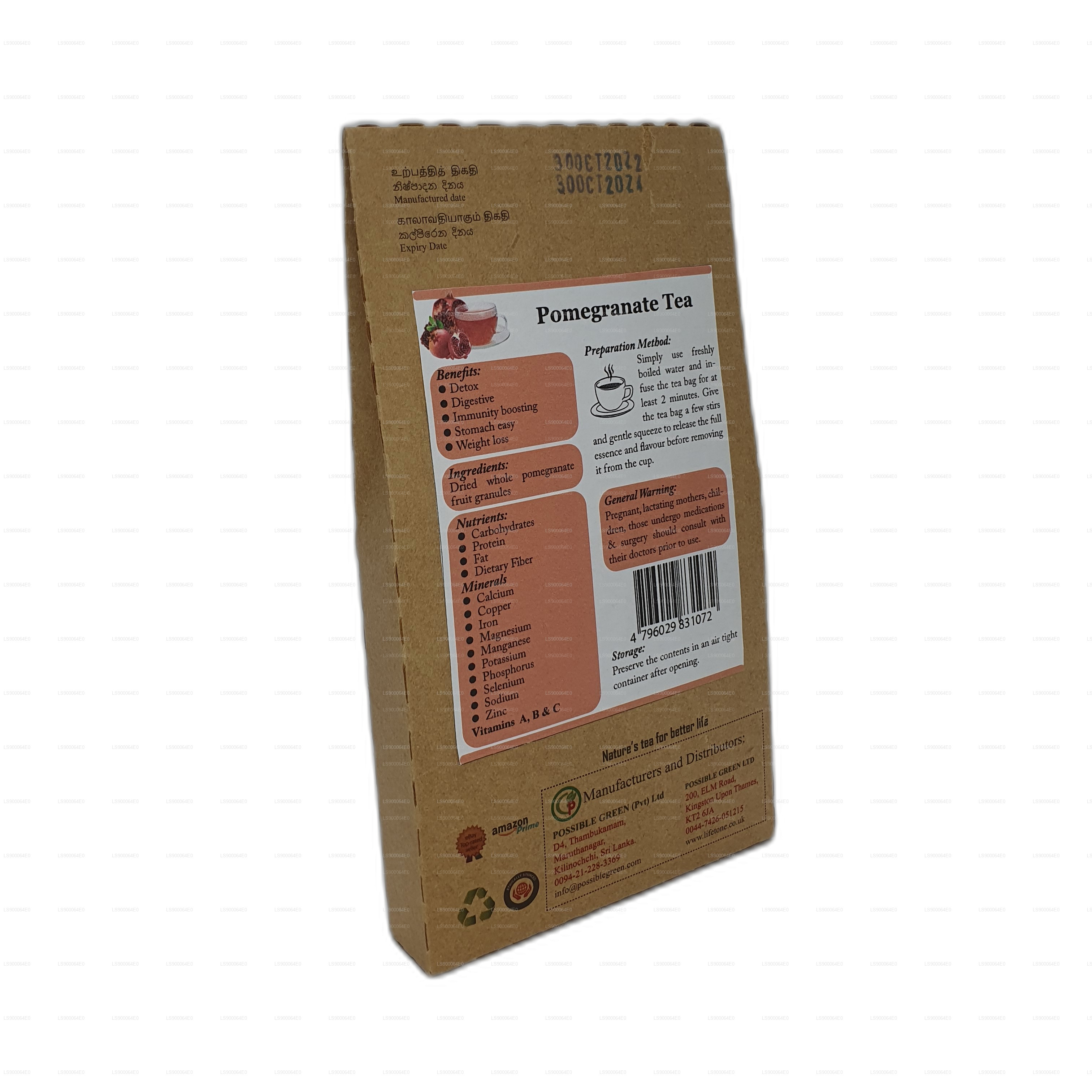 Lifetone Pomegranate Tea (30g)