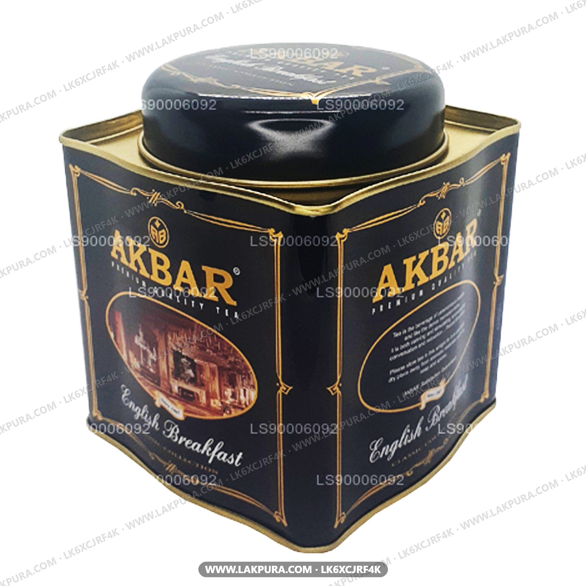 Akbar Classic English Breakfast Leaf Tea (250g) Tin