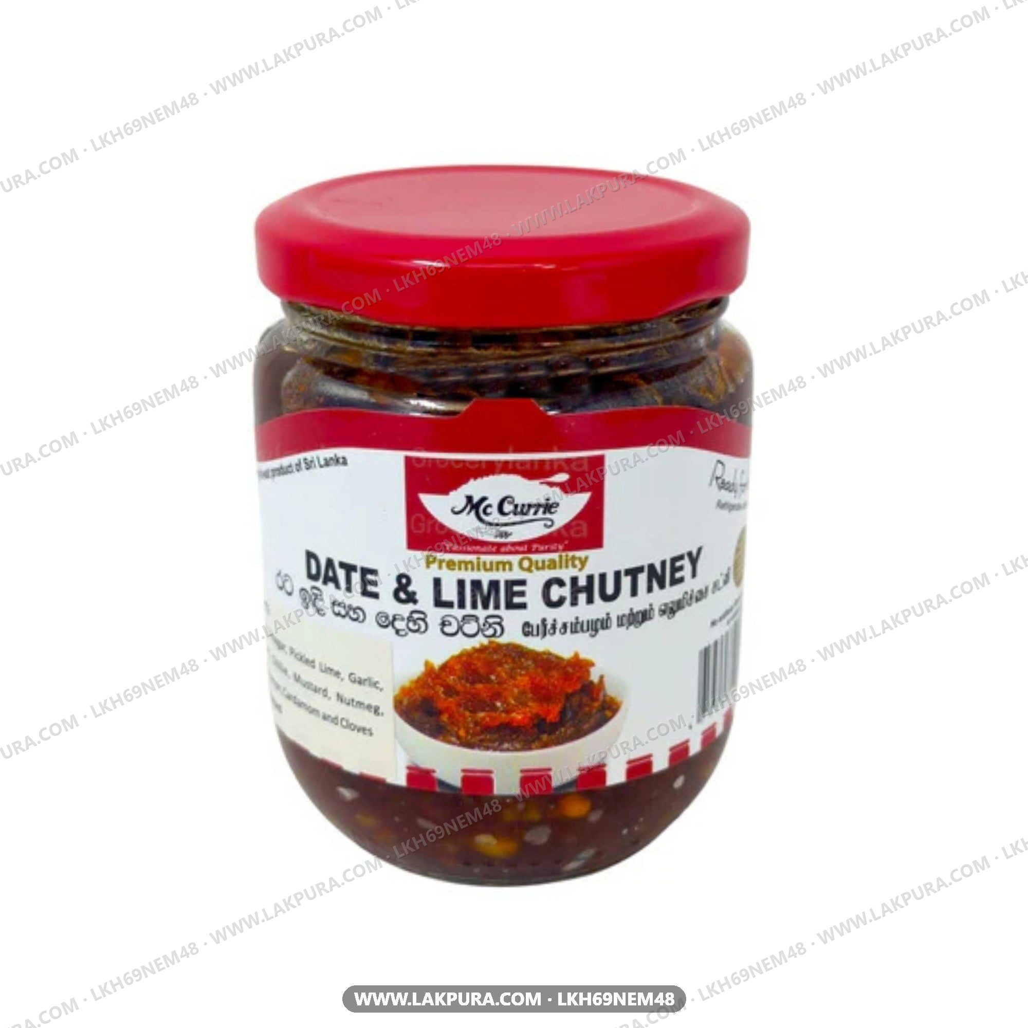Mc Currie Date & Lime Chutney (250g)