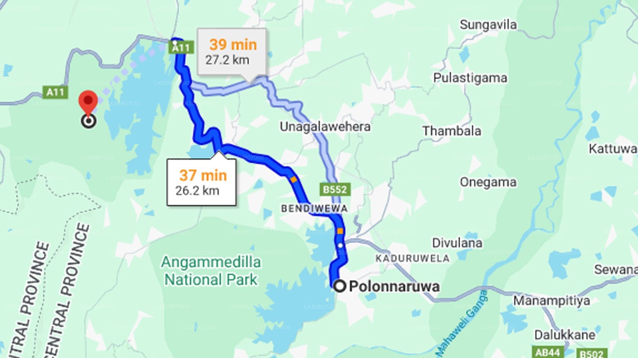 Minneriya National Park Private Safari from Polonnaruwa City