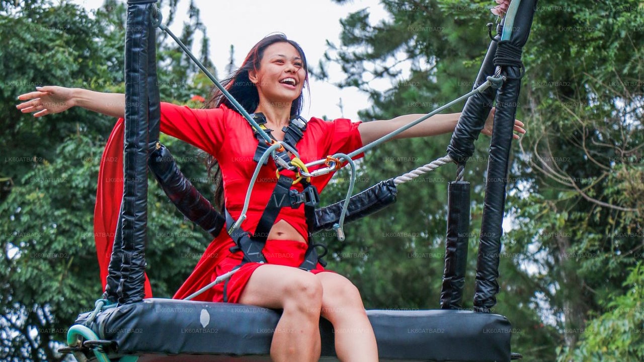 Swing at Ambuluwawa with Panoramic Kandy Views