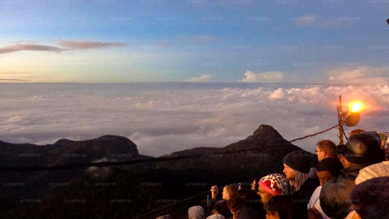 Night Hike to Adam's Peak from Nallathanniya City