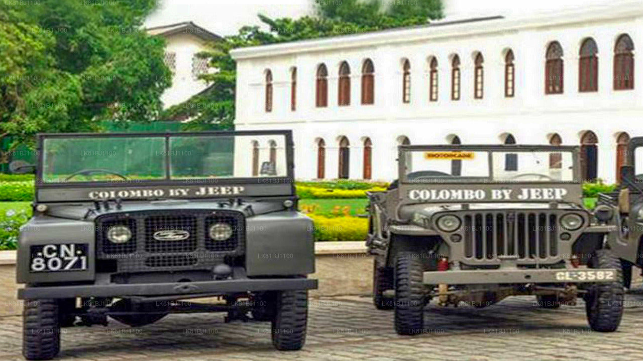 Colombo City Tour by Vietnam War Jeep from Colombo (LKCMB) Seaport