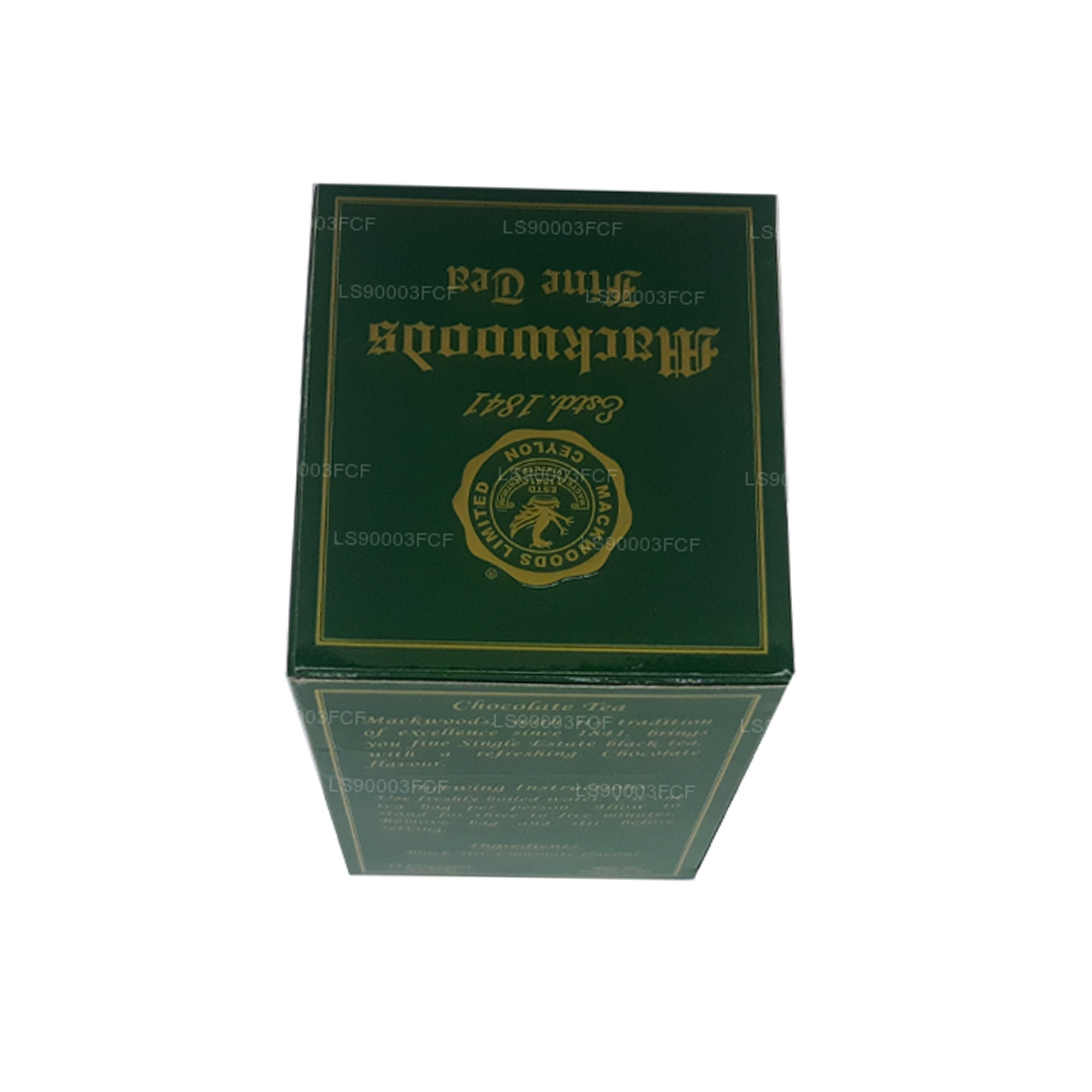 Mackwoods Single Estate Chocolate Flavoured Ceylon Black Tea (50g) 25 Tea Bags