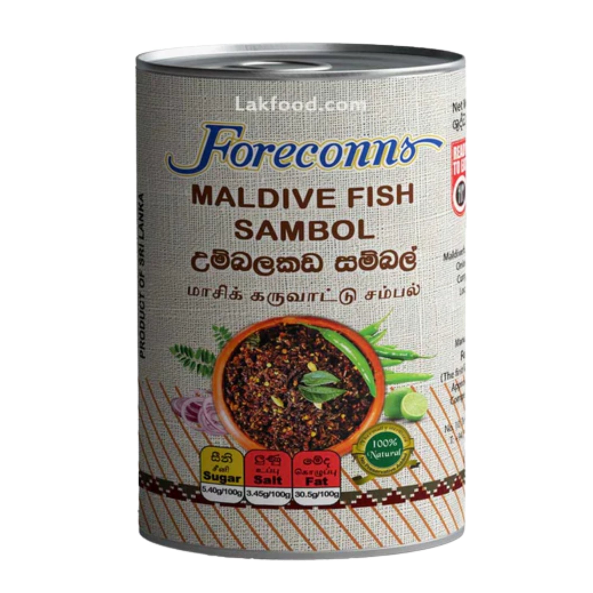 Foreconns Maldivefish Sambol (350g)