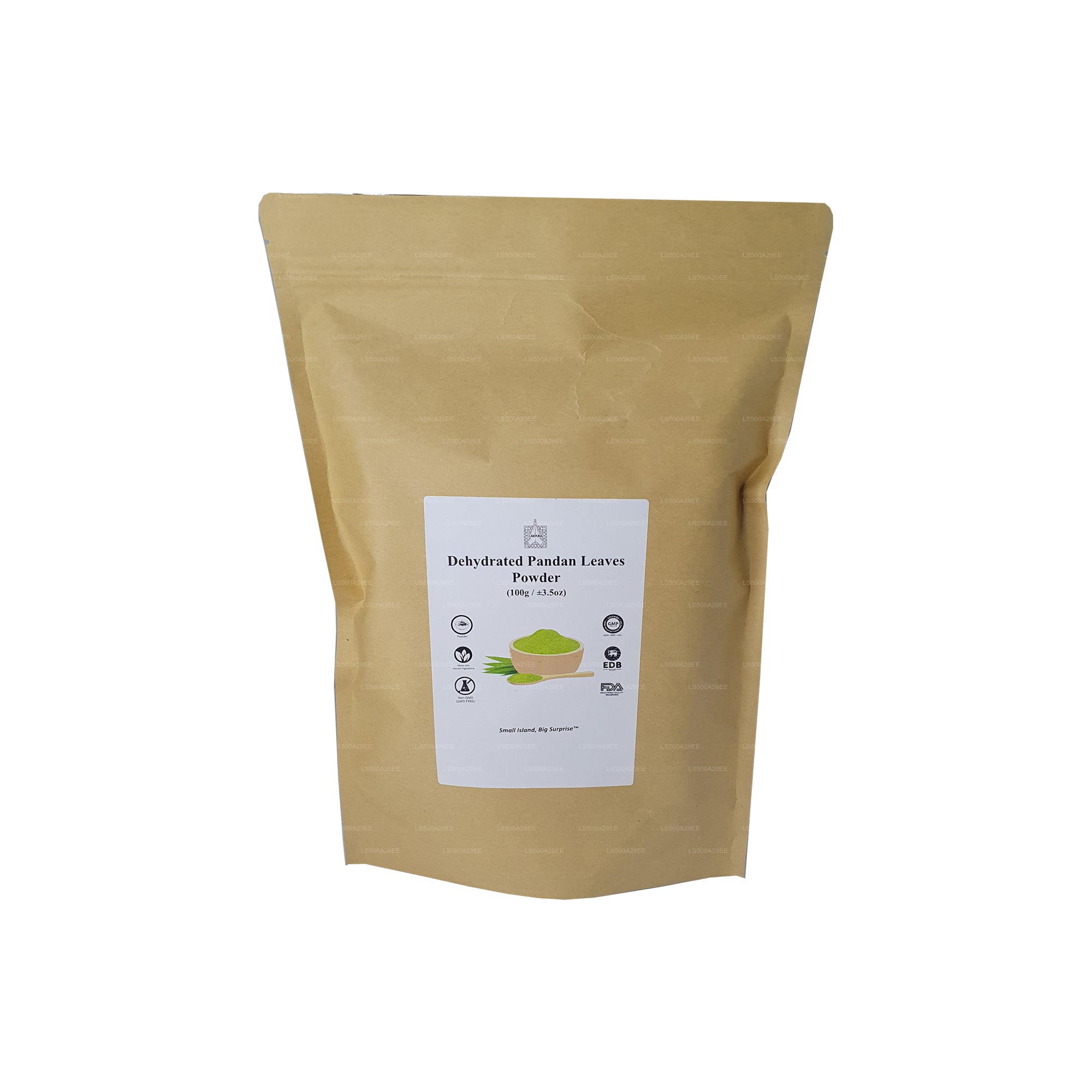 Lakpura® Dehydrated Rampe / Pandan Leaves Powder (500g)