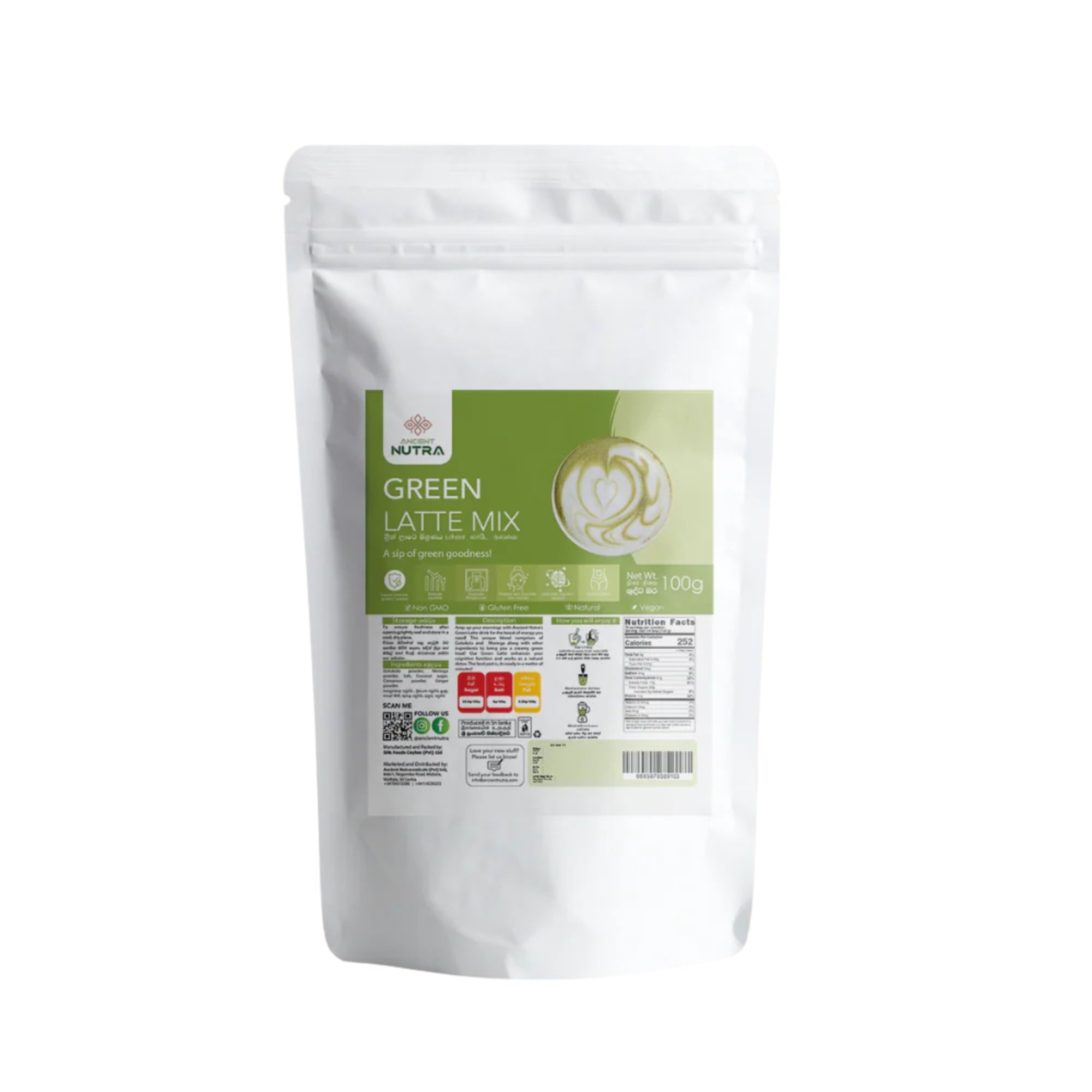Ancient Nutra Green Latte Mix (100g)