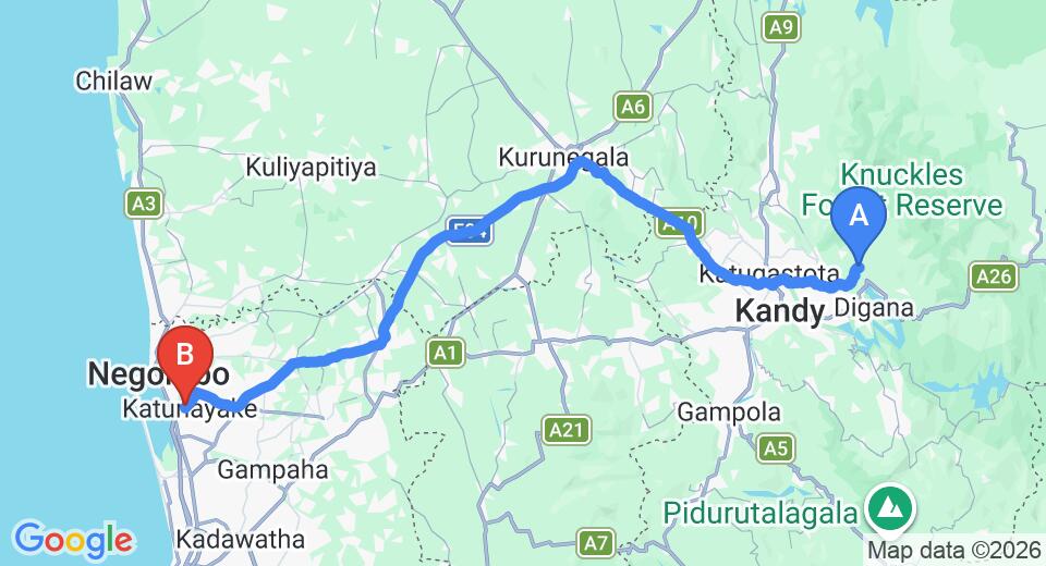Narampanawa City to Colombo (CMB) Airport Private Transfer