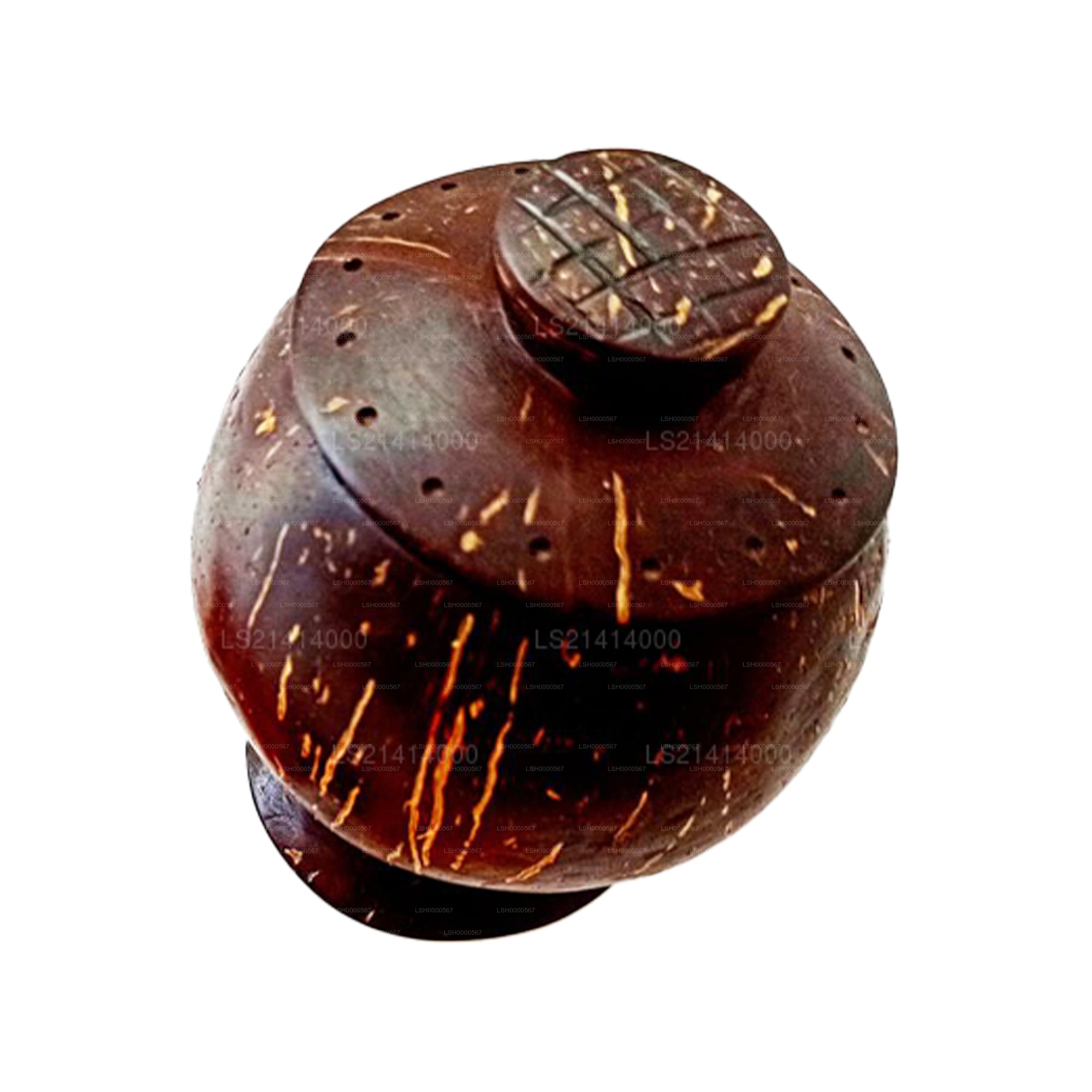 Lakpura® Coconut Shell Spice Bottle and Spoon